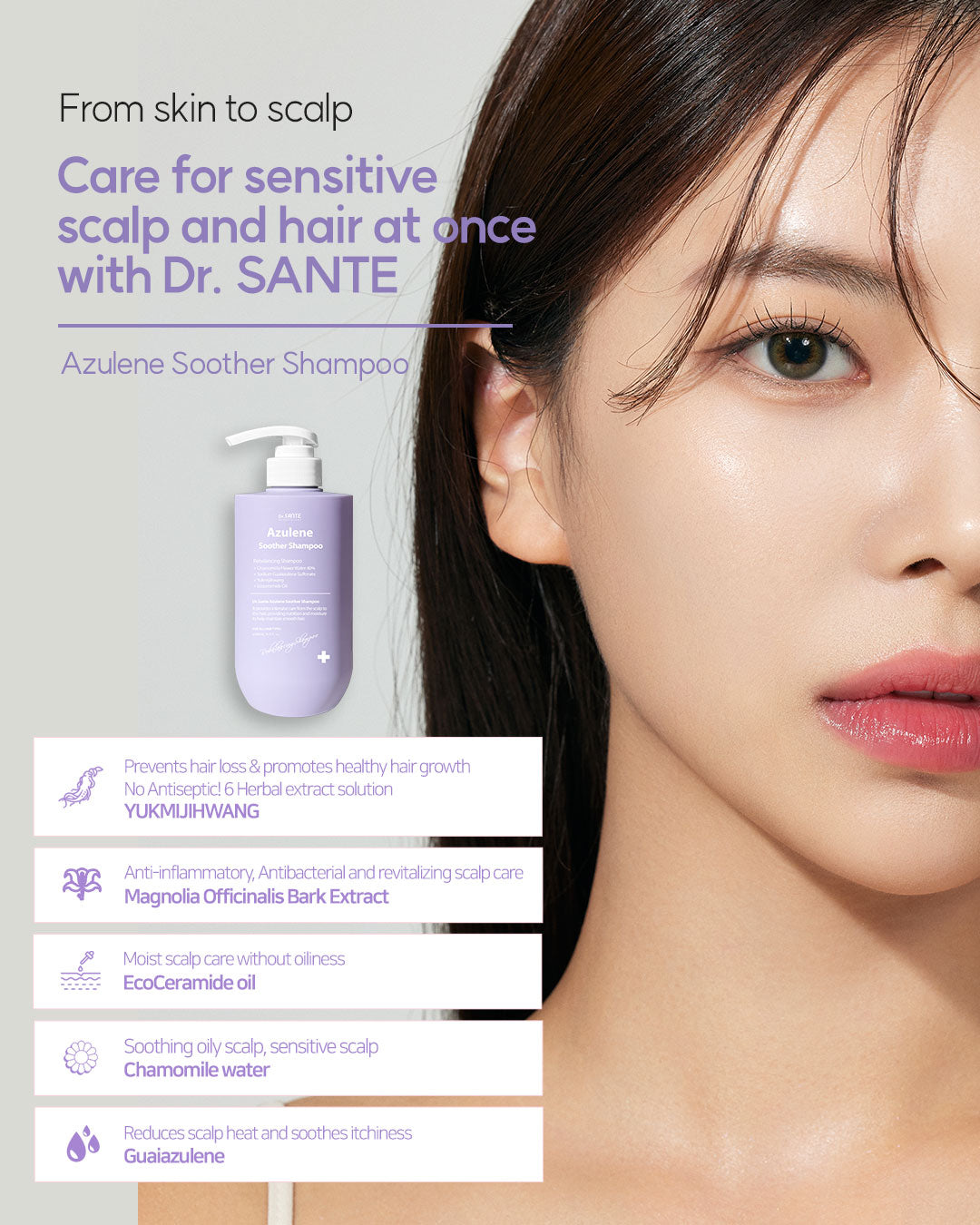 Dr. Sante Azulene Soother Shampoo 500ml