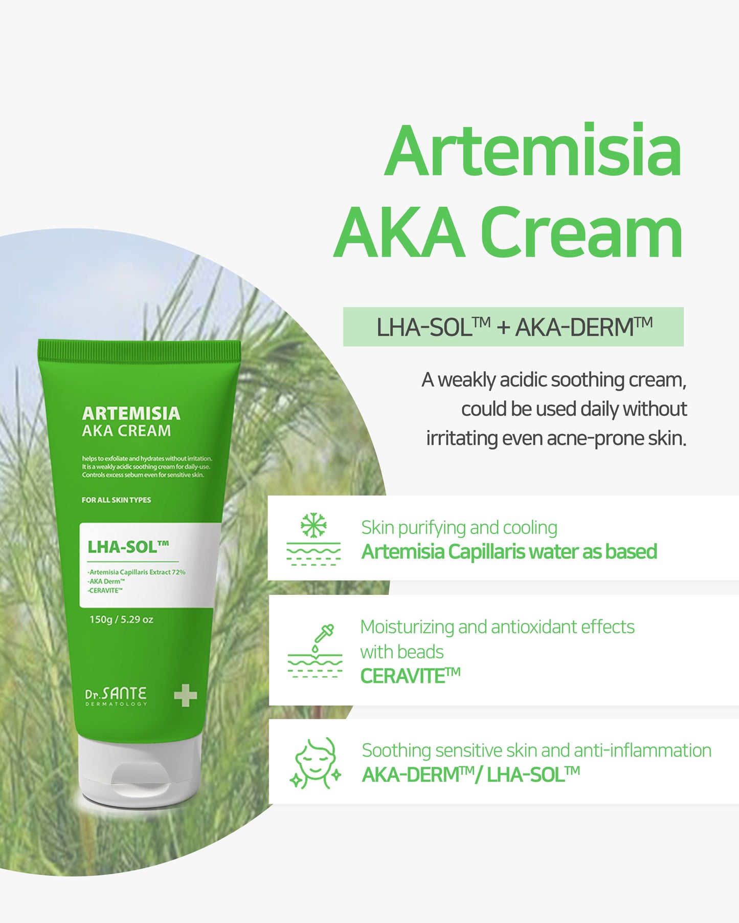 Dr. Sante Artemisia AKA Cream 50g / 150g