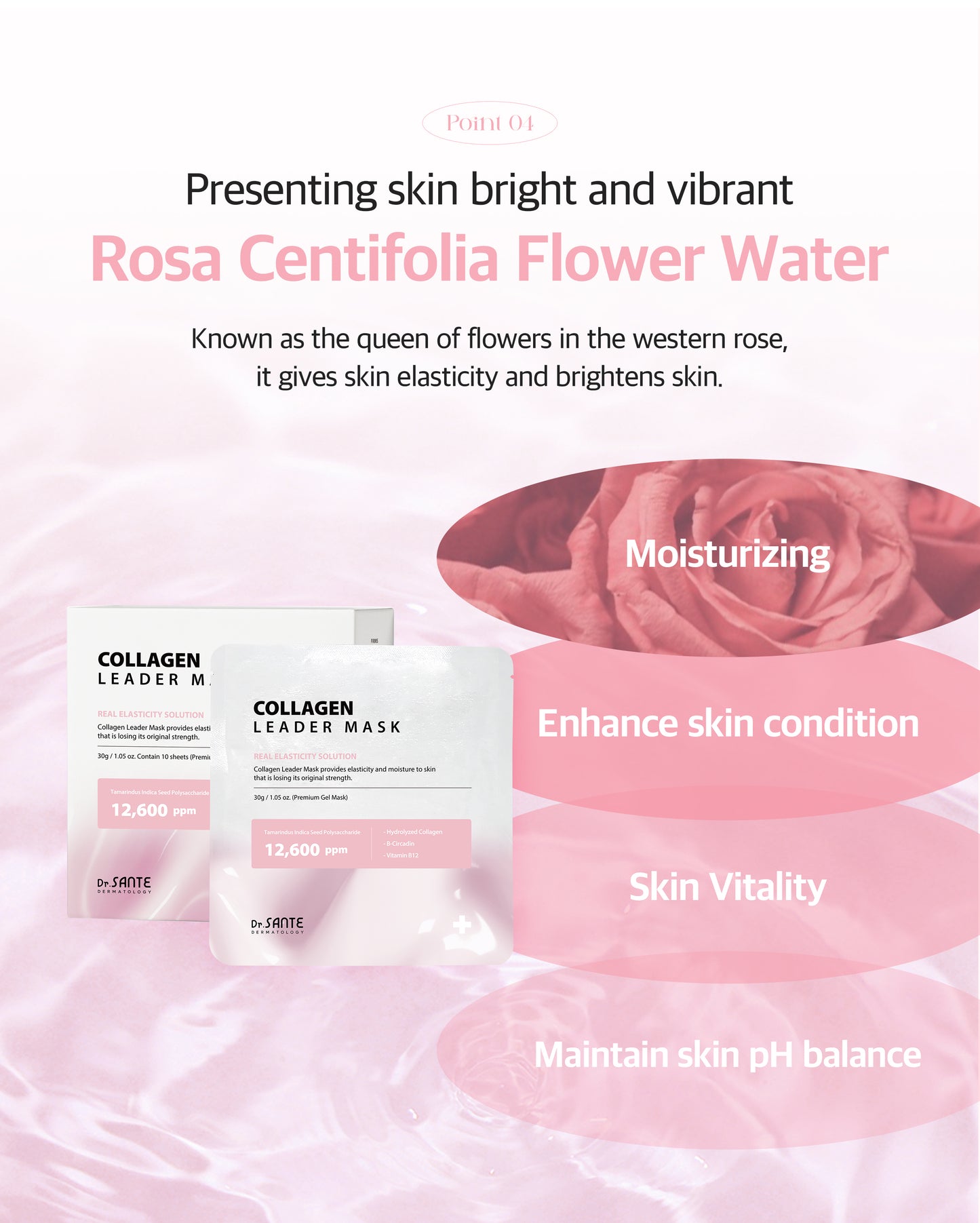 Dr. Sante Collagen Leader Mask 30g × 10 Sheets