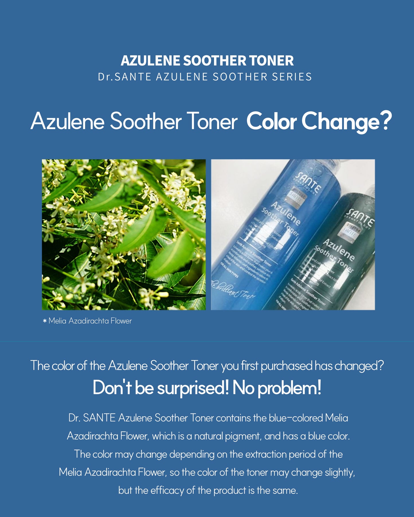 Dr. Sante Azulene Soother Toner 200ml / 500ml