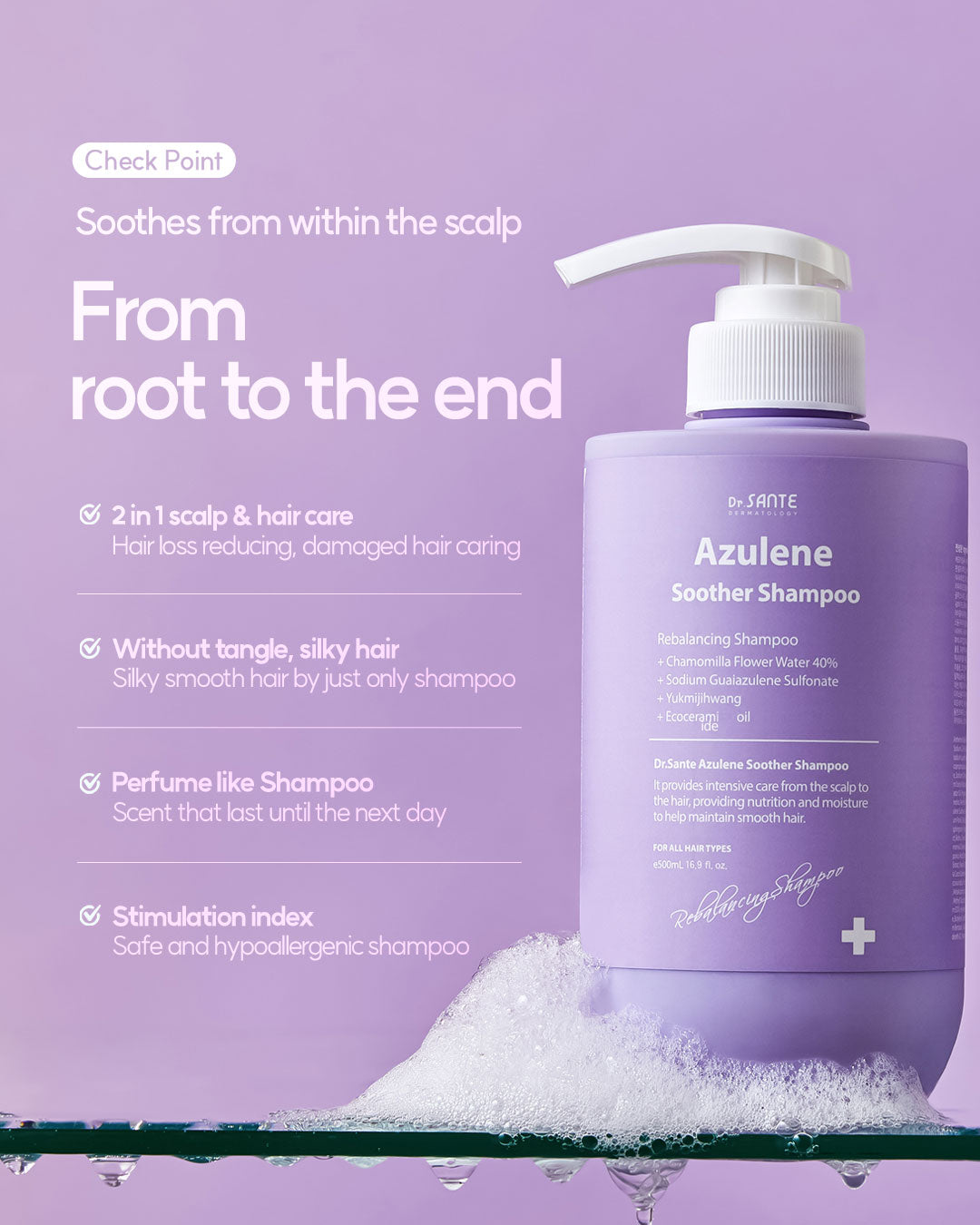 Dr. Sante Azulene Soother Shampoo 500ml