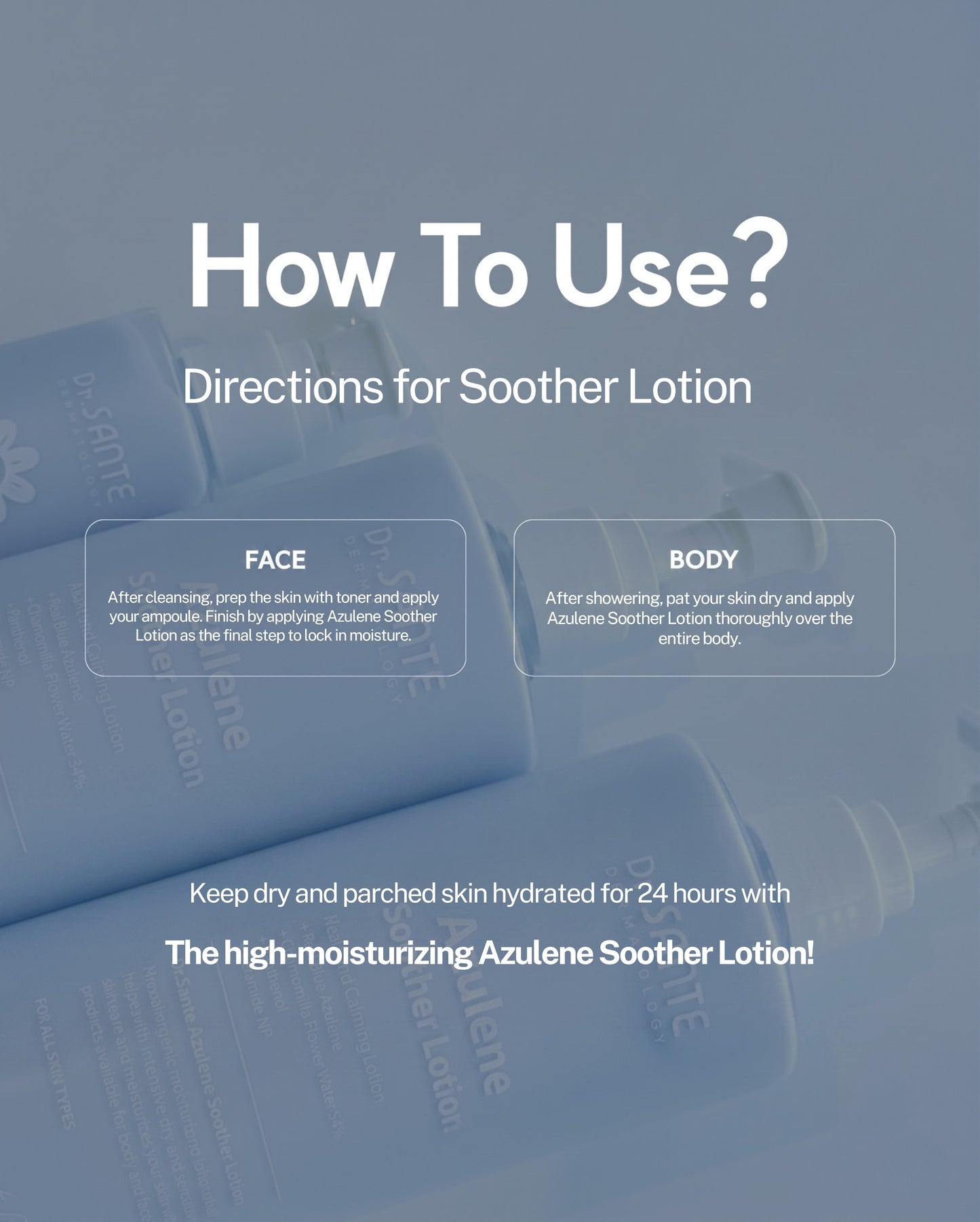 Dr.Sante Azulene Soother Lotion 200ml / 500ml
