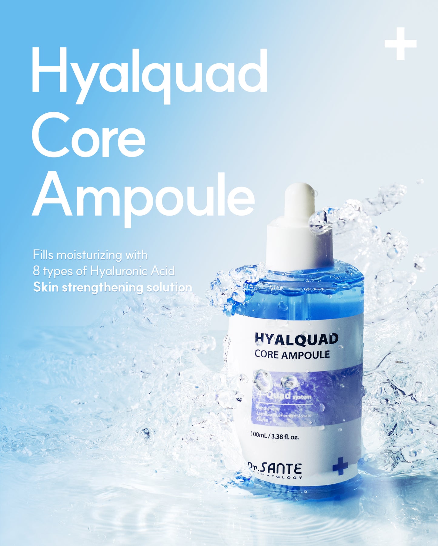 Dr. Sante Hyalquad Core Ampoule 100ml