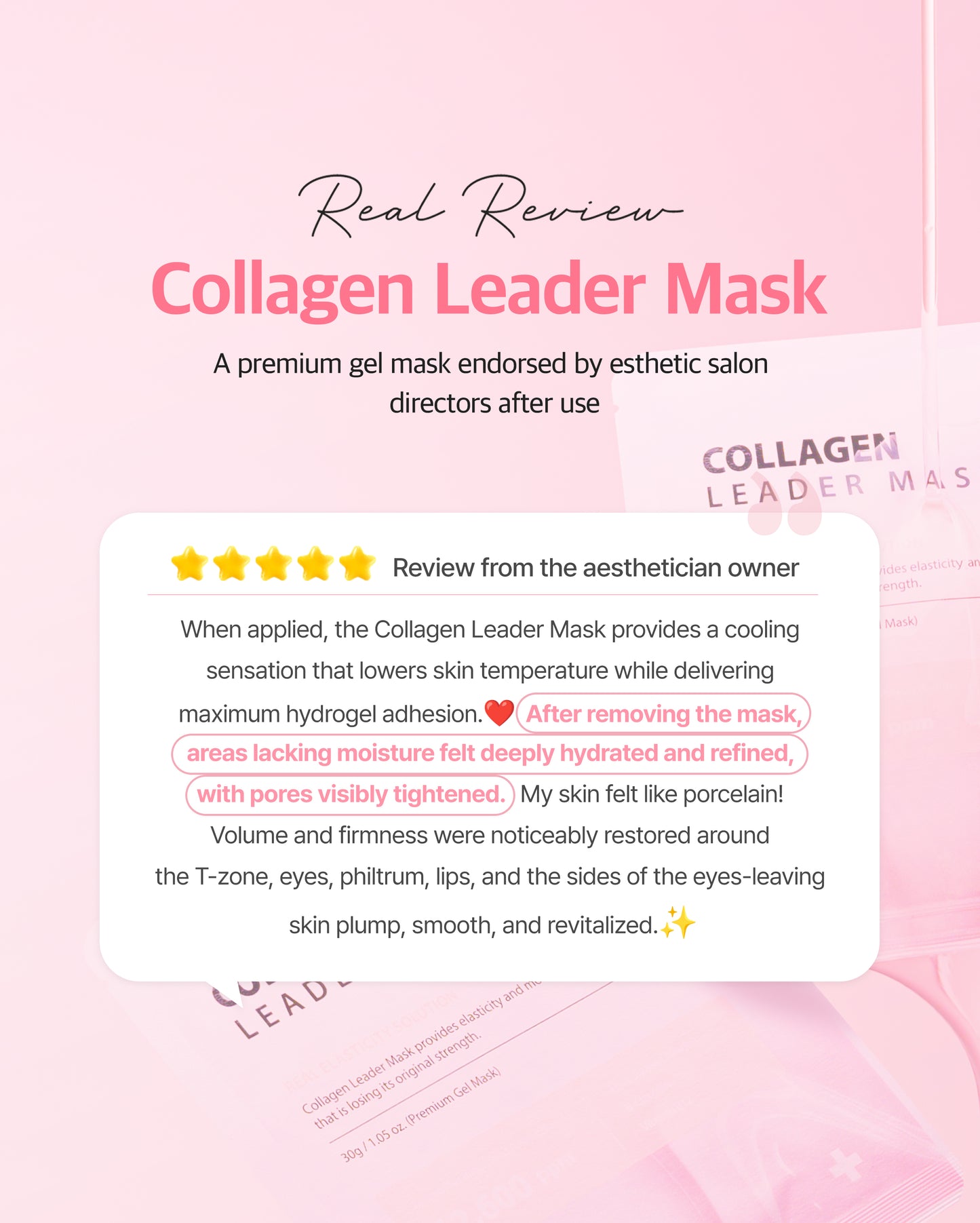 Dr. Sante Collagen Leader Mask 30g × 10 Sheets