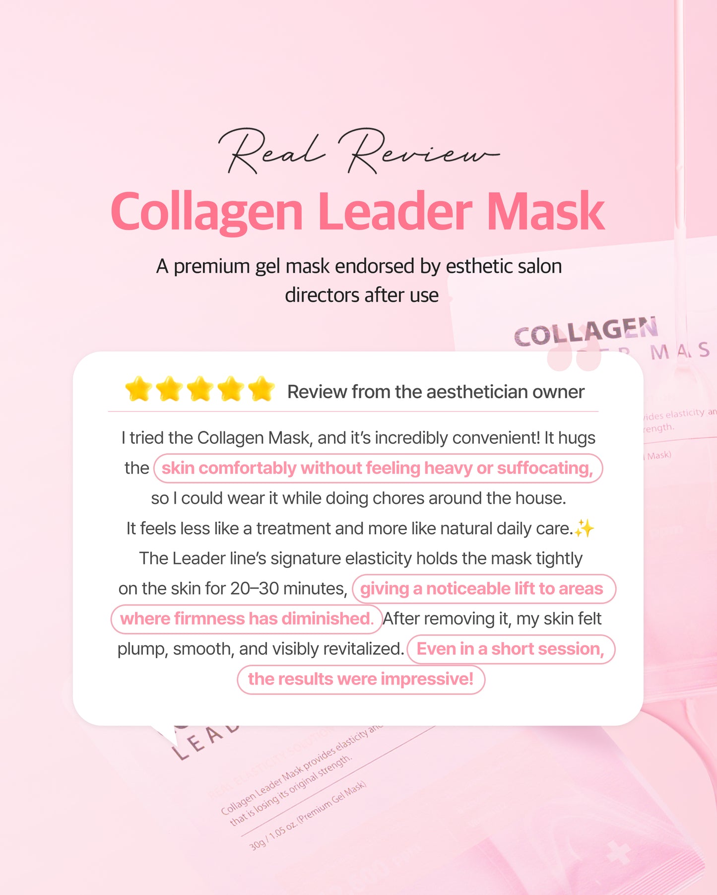 Dr. Sante Collagen Leader Mask 30g × 10 Sheets