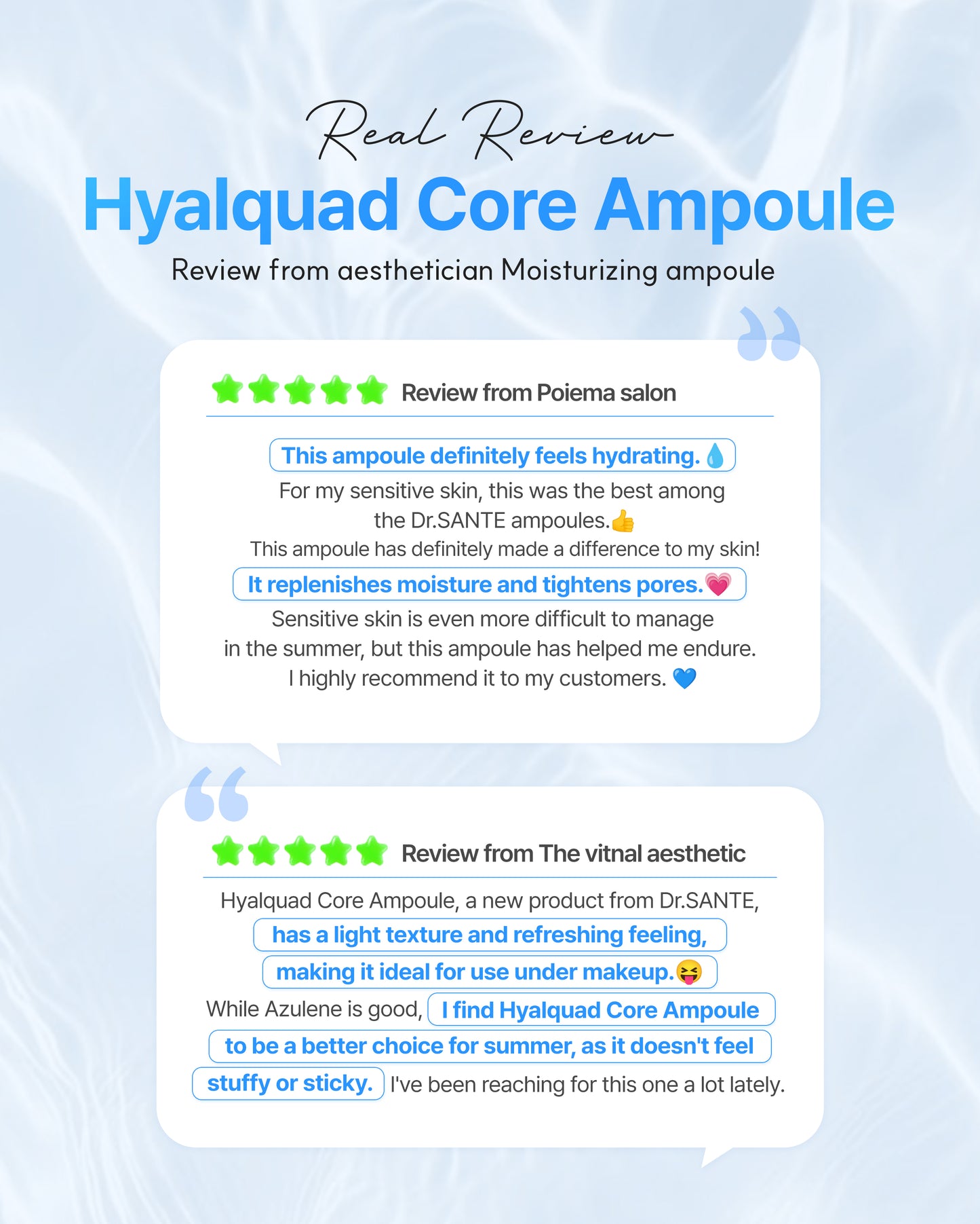 Dr. Sante Hyalquad Core Ampoule 100ml