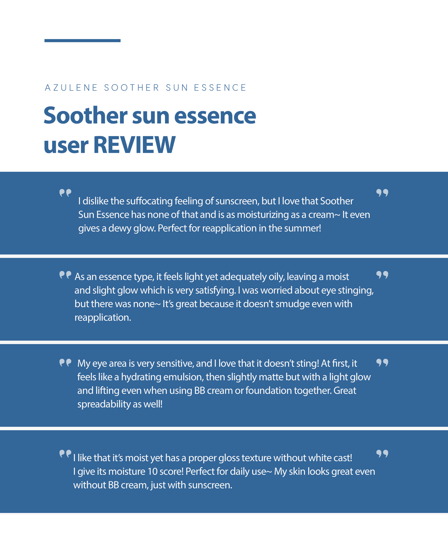 Dr. Sante Azulene Soother Sun Essence 75g