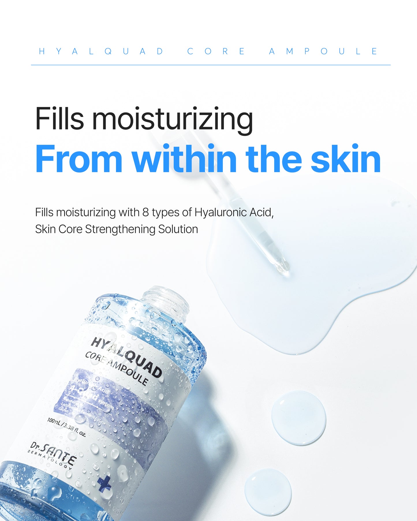 Dr. Sante Hyalquad Core Ampoule 100ml