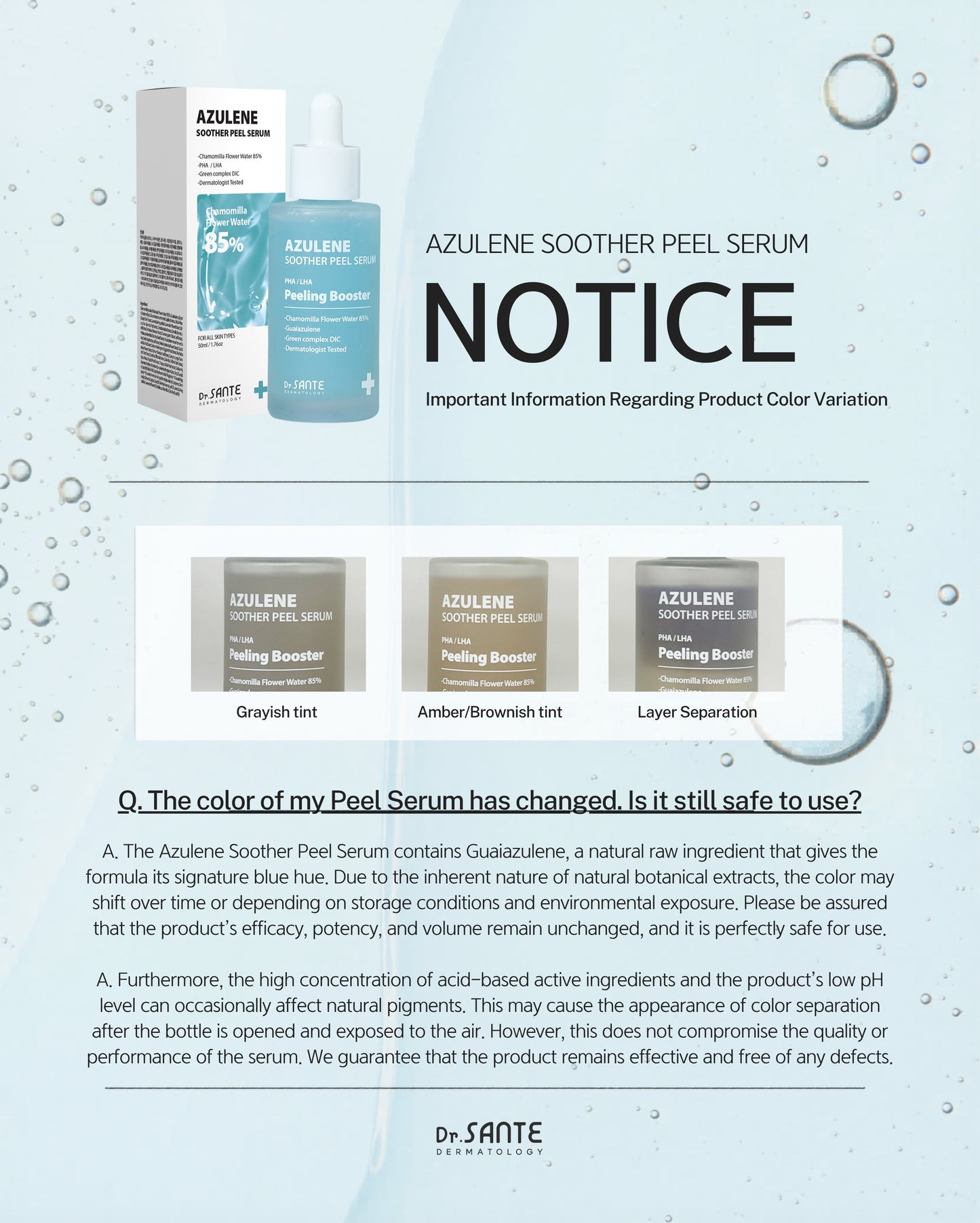 Dr. Sante Soother Peel Serum 50ml