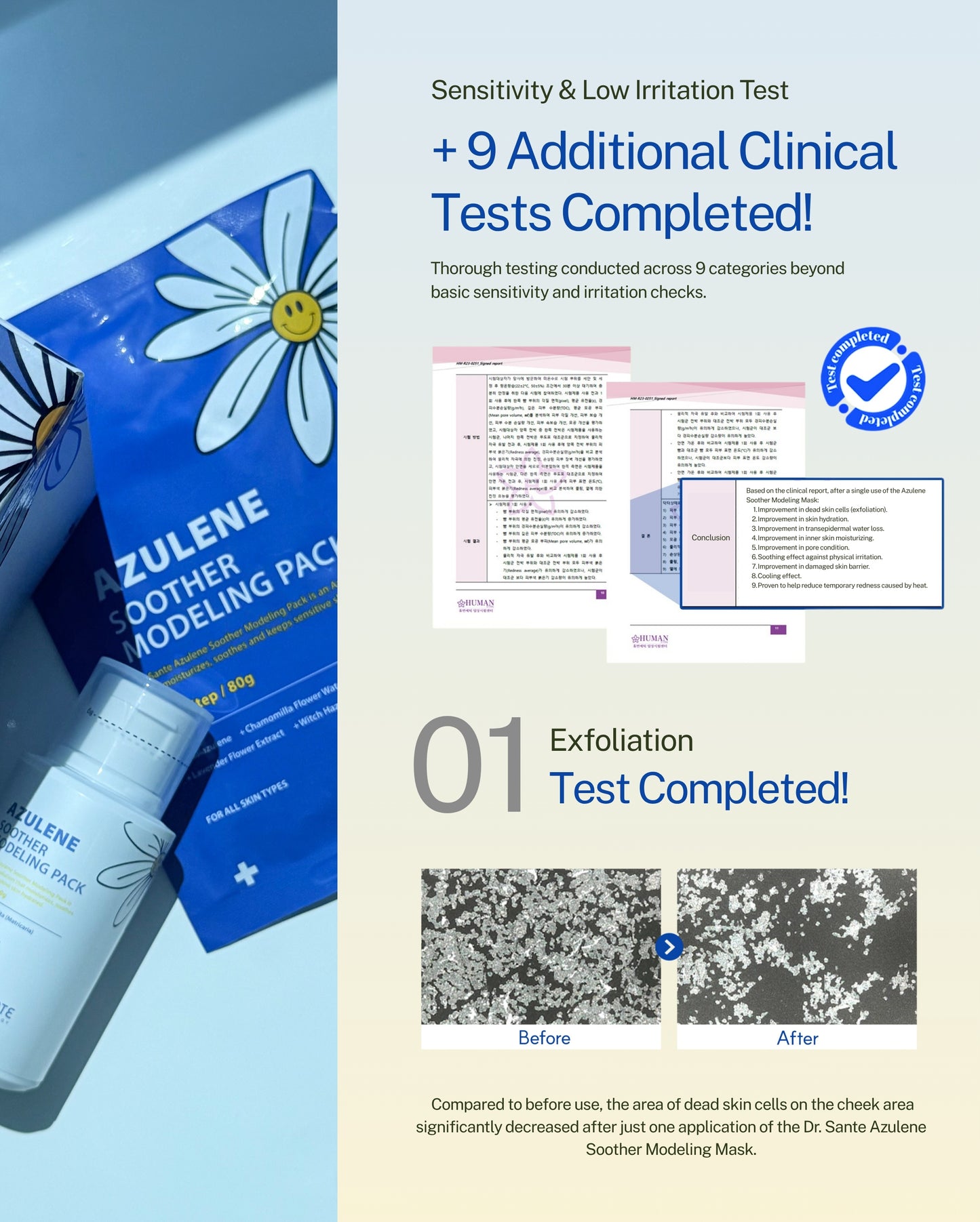Dr. Sante Azulene Modeling Mask 10 Treatments