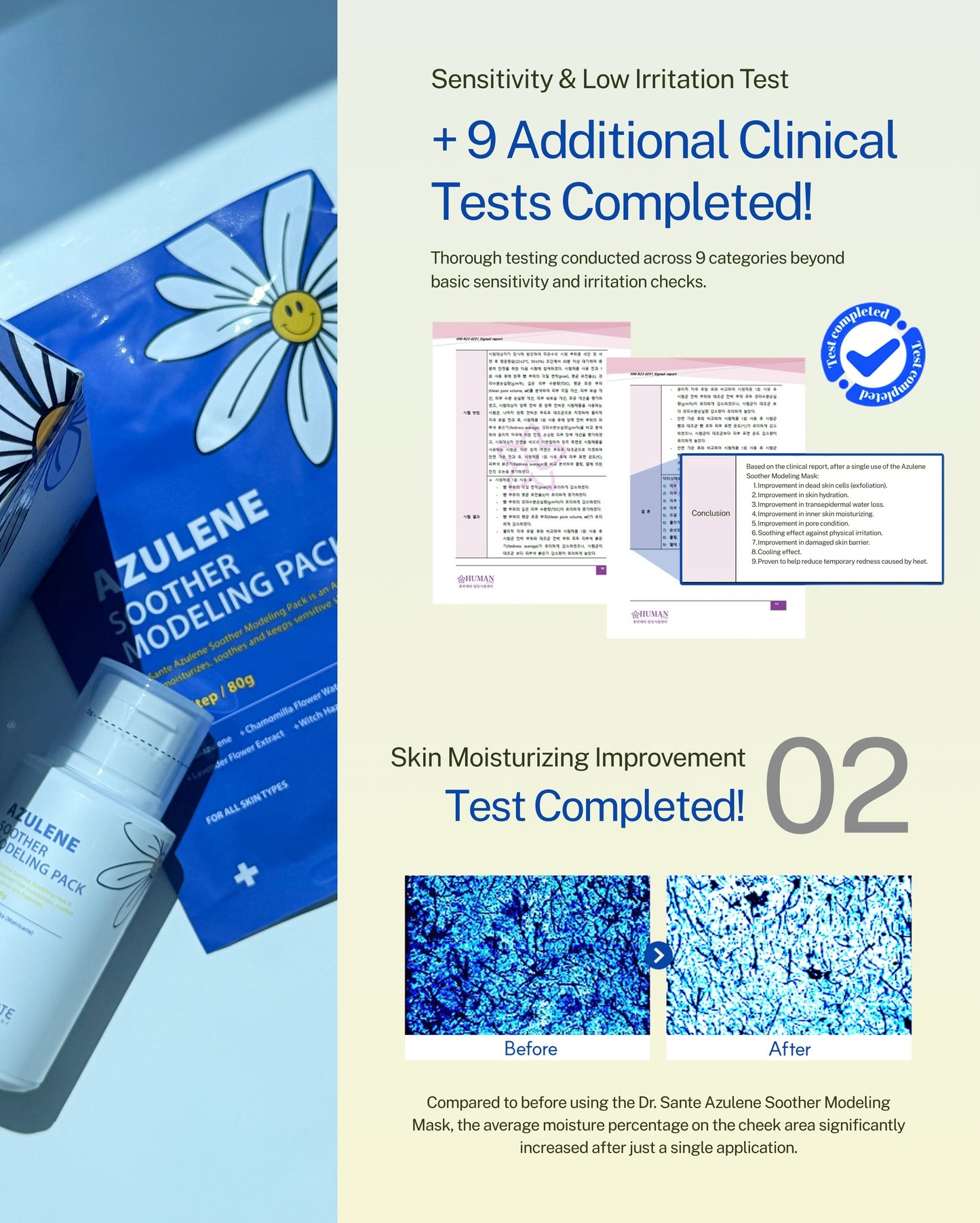 Dr. Sante Azulene Modeling Mask 10 Treatments