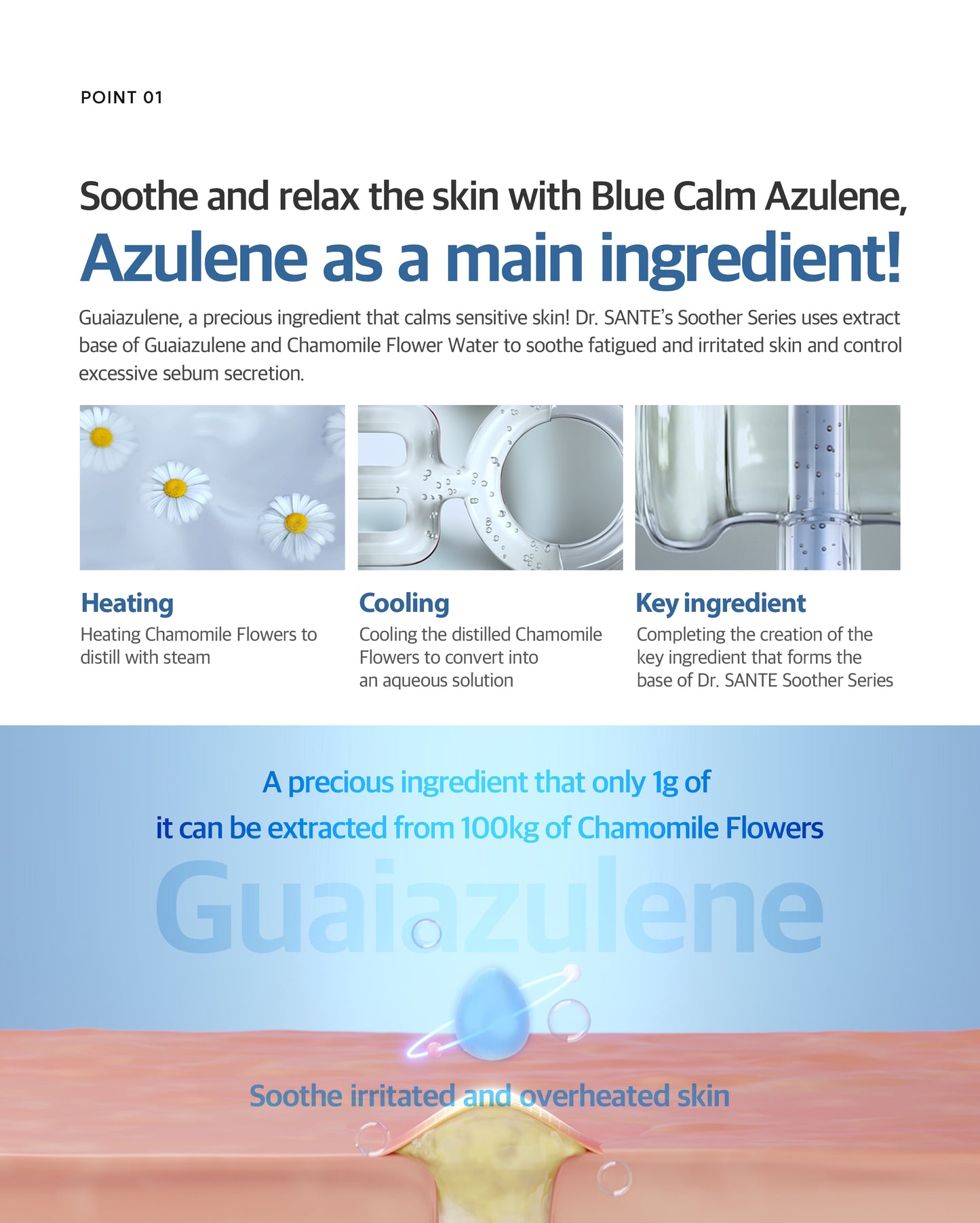 Dr. Sante Azulene Soother Mask 33g*10sheets