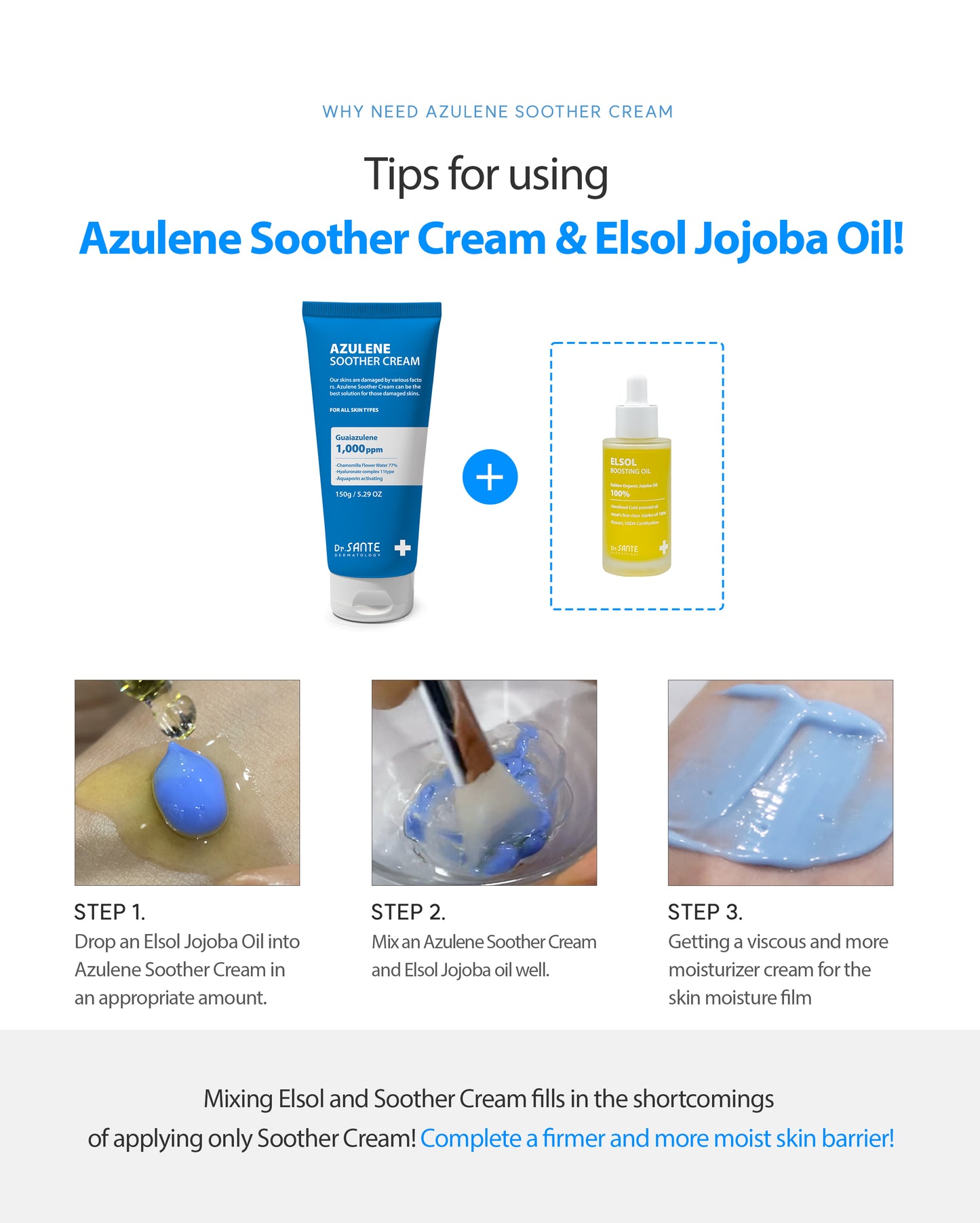 Dr.Sante Azulene Soother Cream 50g / 150g