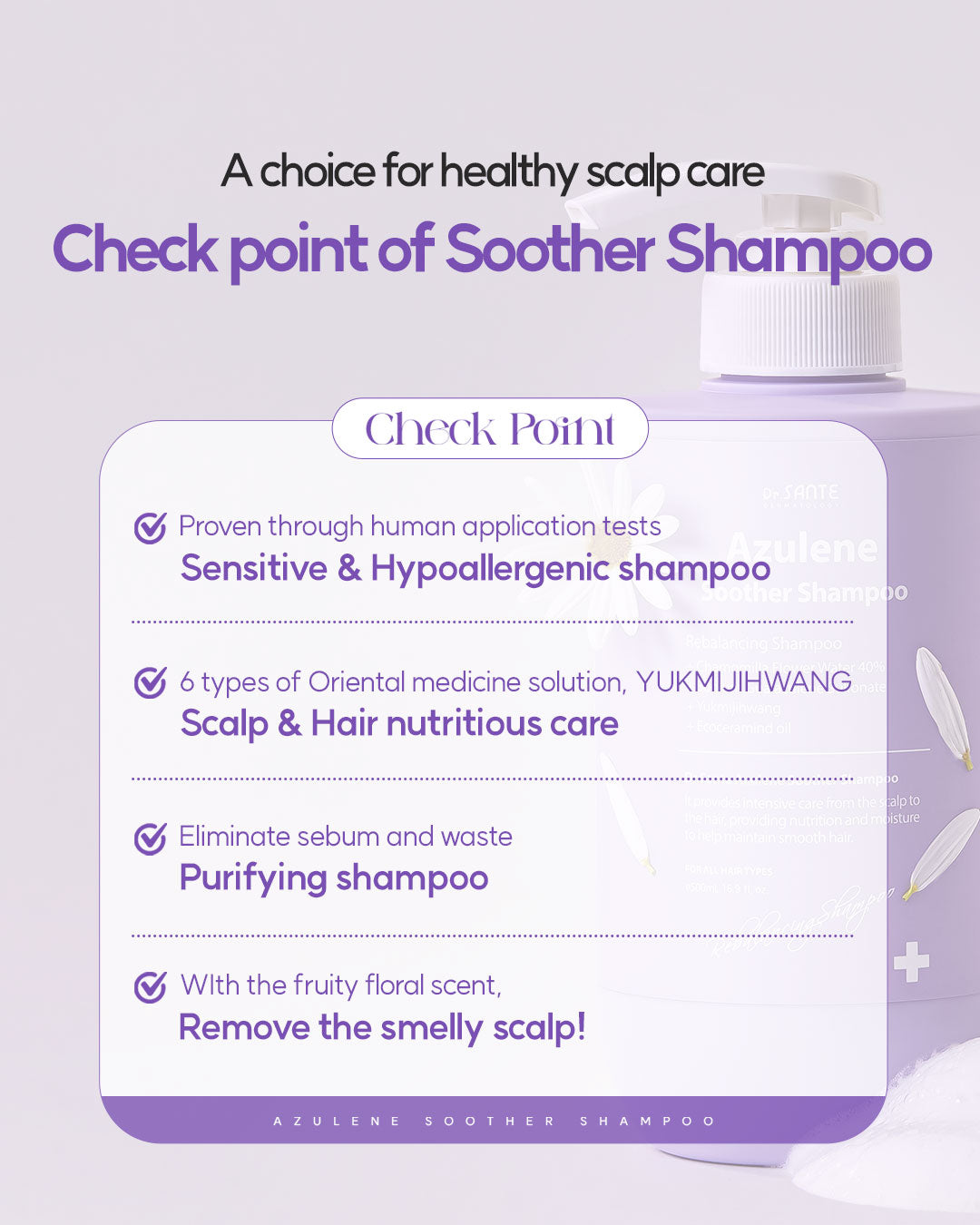 Dr. Sante Azulene Soother Shampoo 500ml