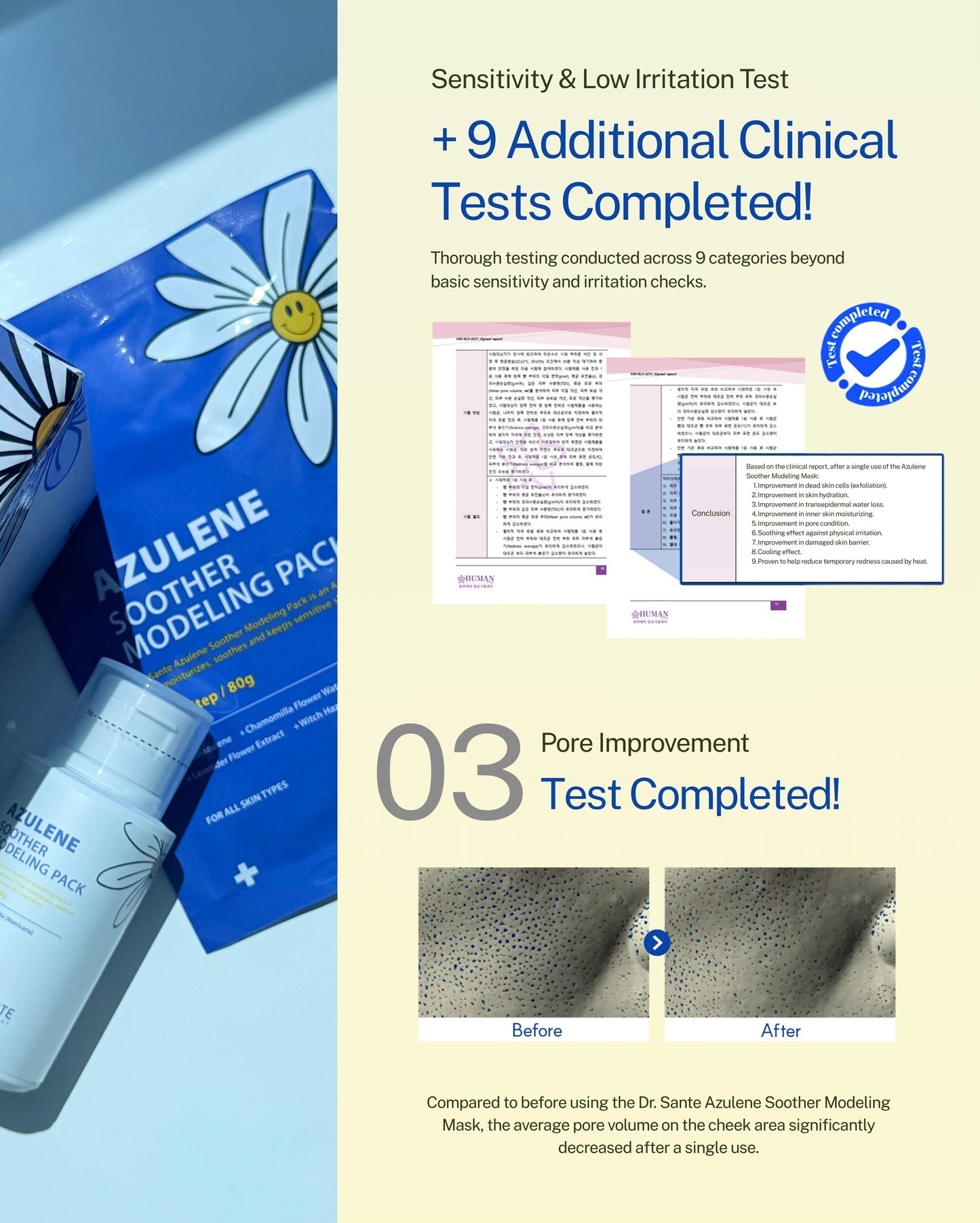 Dr. Sante Azulene Modeling Mask 10 Treatments