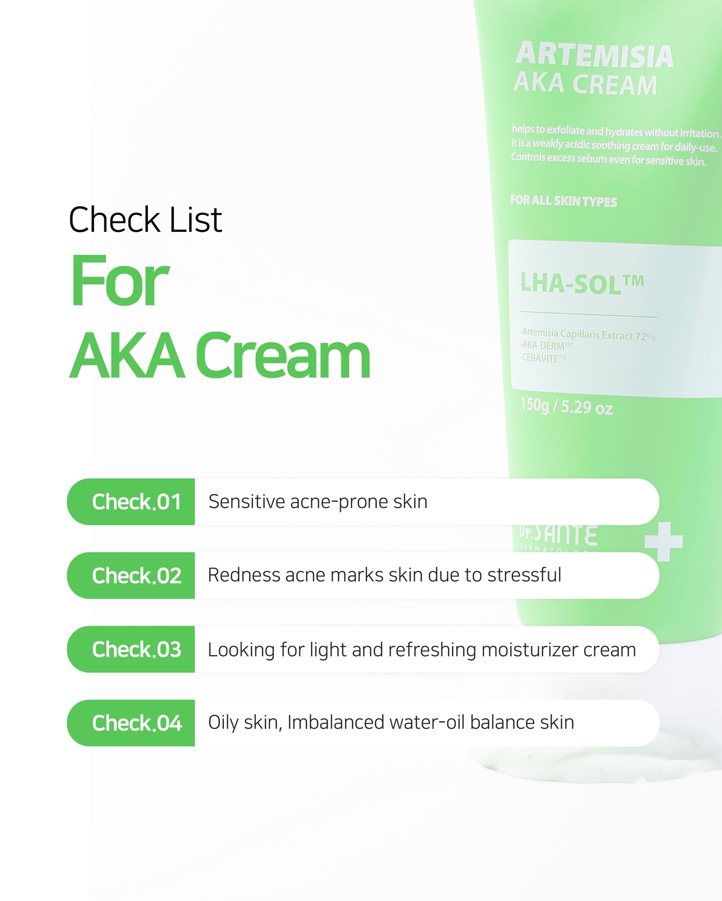 Dr. Sante Artemisia AKA Cream 50g / 150g