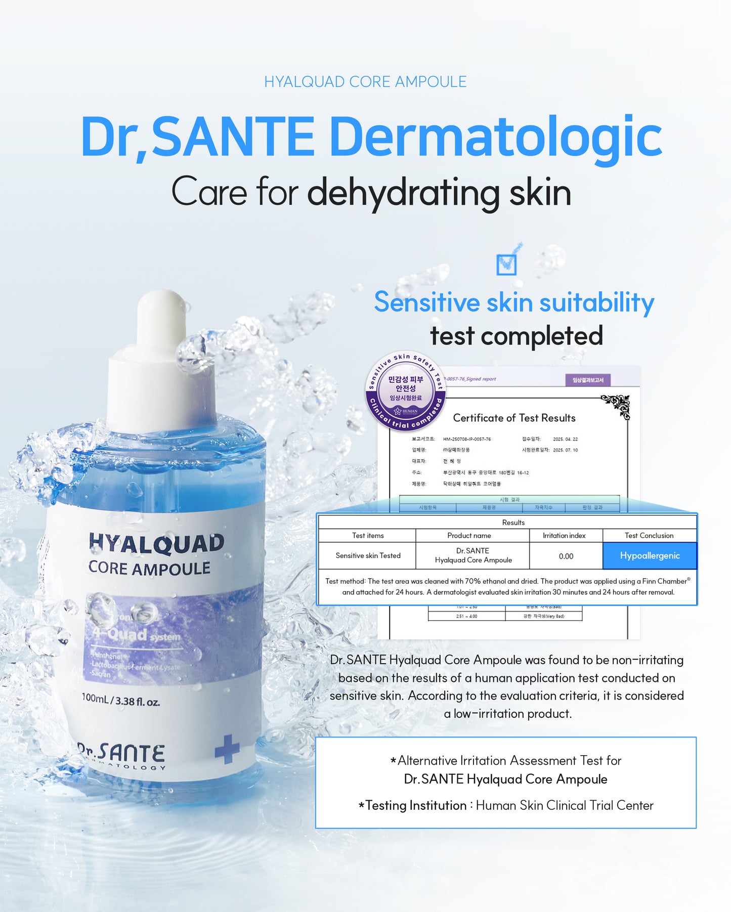 Dr. Sante Hyalquad Core Ampoule 100ml