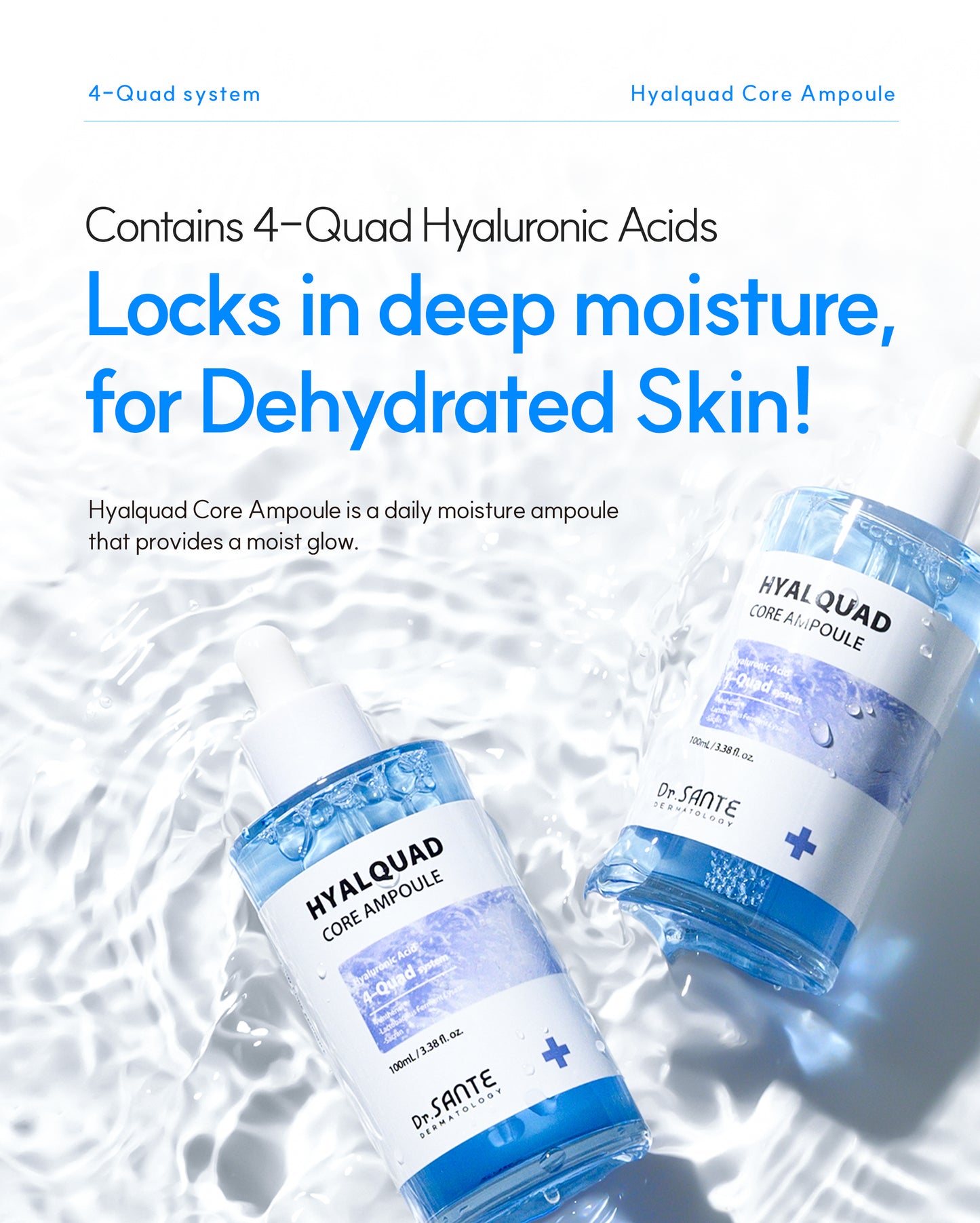 Dr. Sante Hyalquad Core Ampoule 100ml