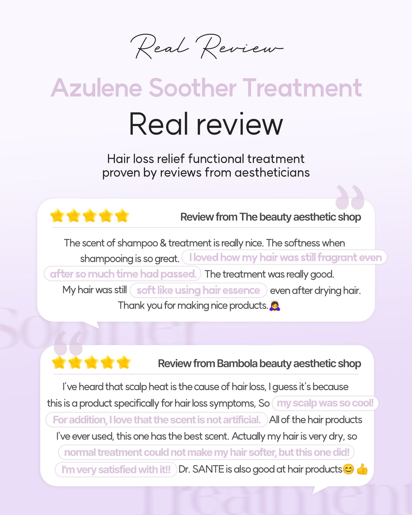 Dr. Sante Azulene Soother Treatment (Conditioner) 500ml