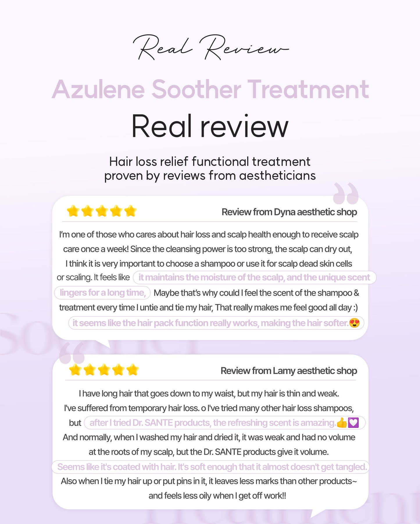 Dr. Sante Azulene Soother Treatment (Conditioner) 500ml
