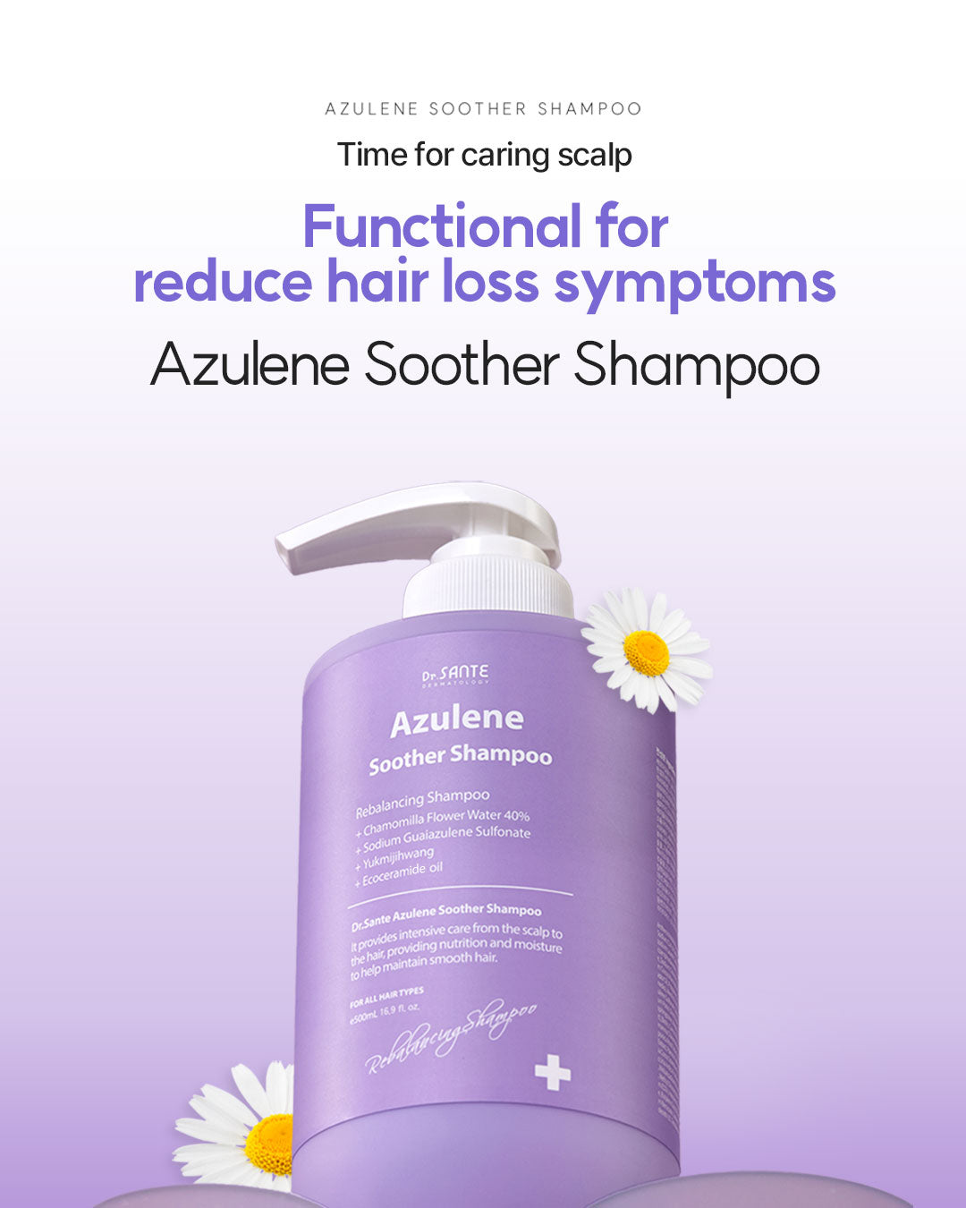 Dr. Sante Azulene Soother Shampoo 500ml