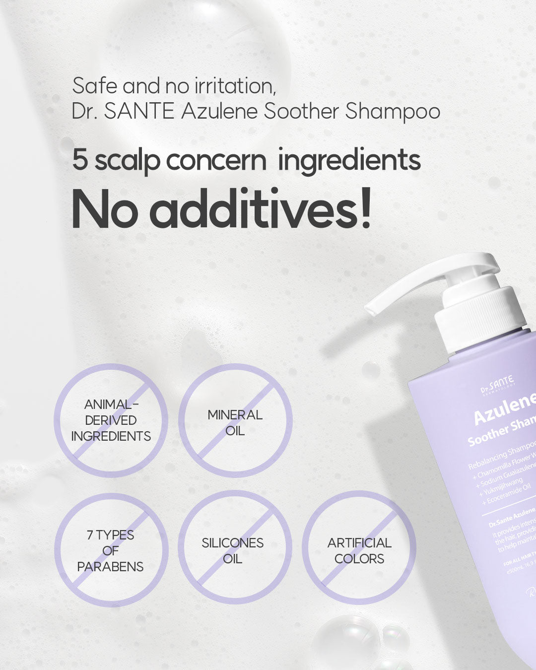 Dr. Sante Azulene Soother Shampoo 500ml