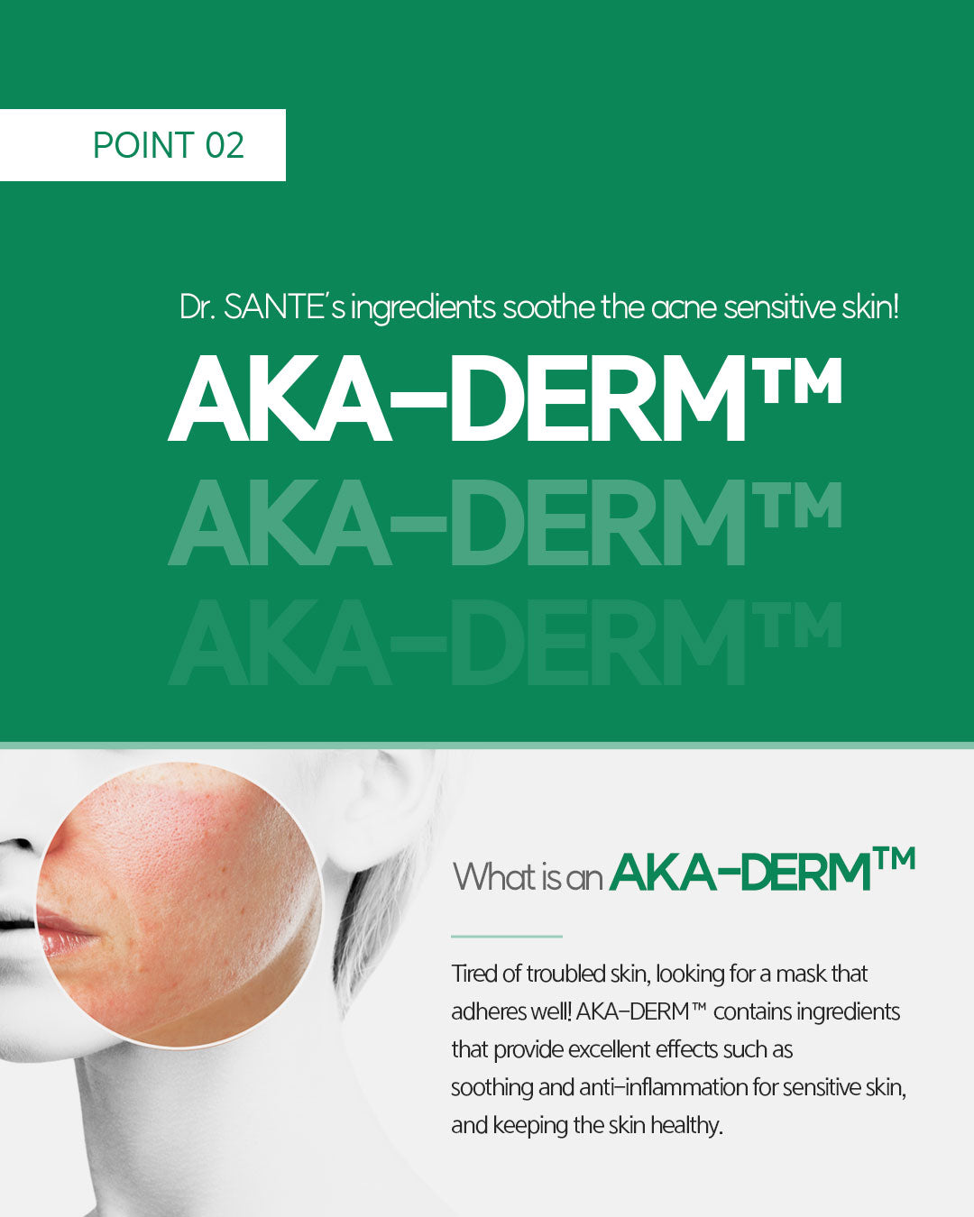 Dr. Sante AKA Semi-Gel Mask 40g × 5 Sheets