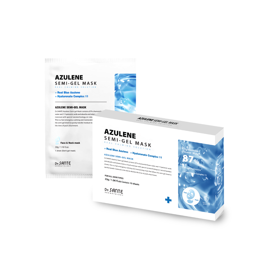 Dr. Sante Azulene Semi-Gel Mask 33g × 10 pcs (1.16oz × 10 pcs)