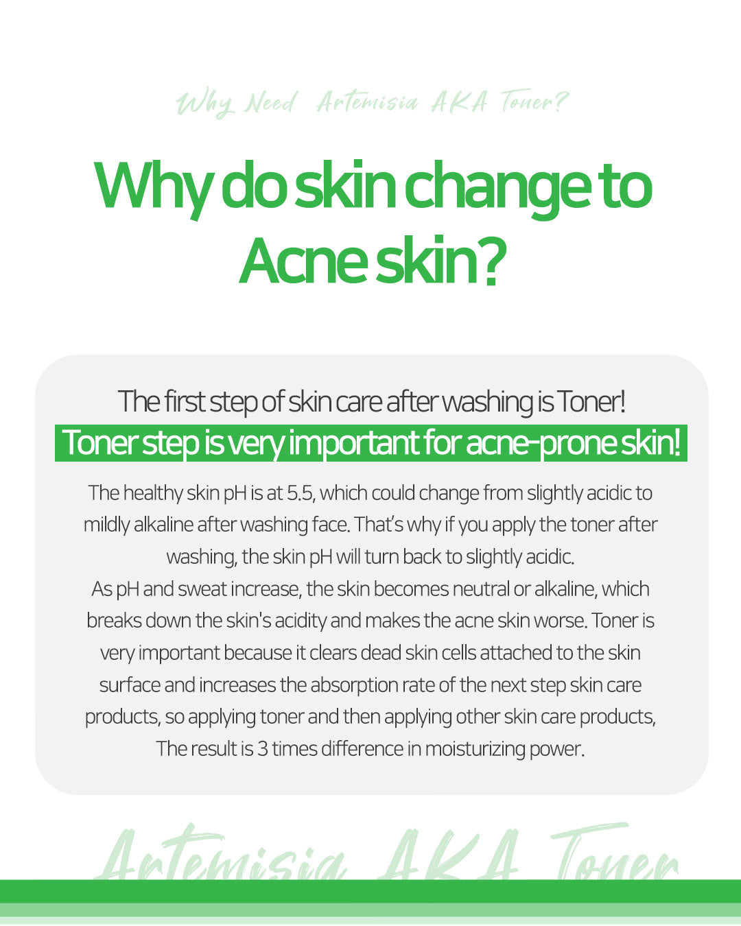 Dr. Sante Artemisia AKA Toner 200ml / 500ml (6.76 oz / 16.9 oz)

Gentle Balancing Toner for Sensitive &amp; Troubled Skin

A soothing vegan toner formulated with Artemisia Capillaris Extract instead of purified water to help calm sensitive skin while providing lightweight hydration and gentle daily exfoliation.

Infused with PHA and LHASOL™, this low-irritation formula helps remove dead skin cells and excess sebum without stripping moisture, making it ideal for sensitive skin prone to recurring skin concern