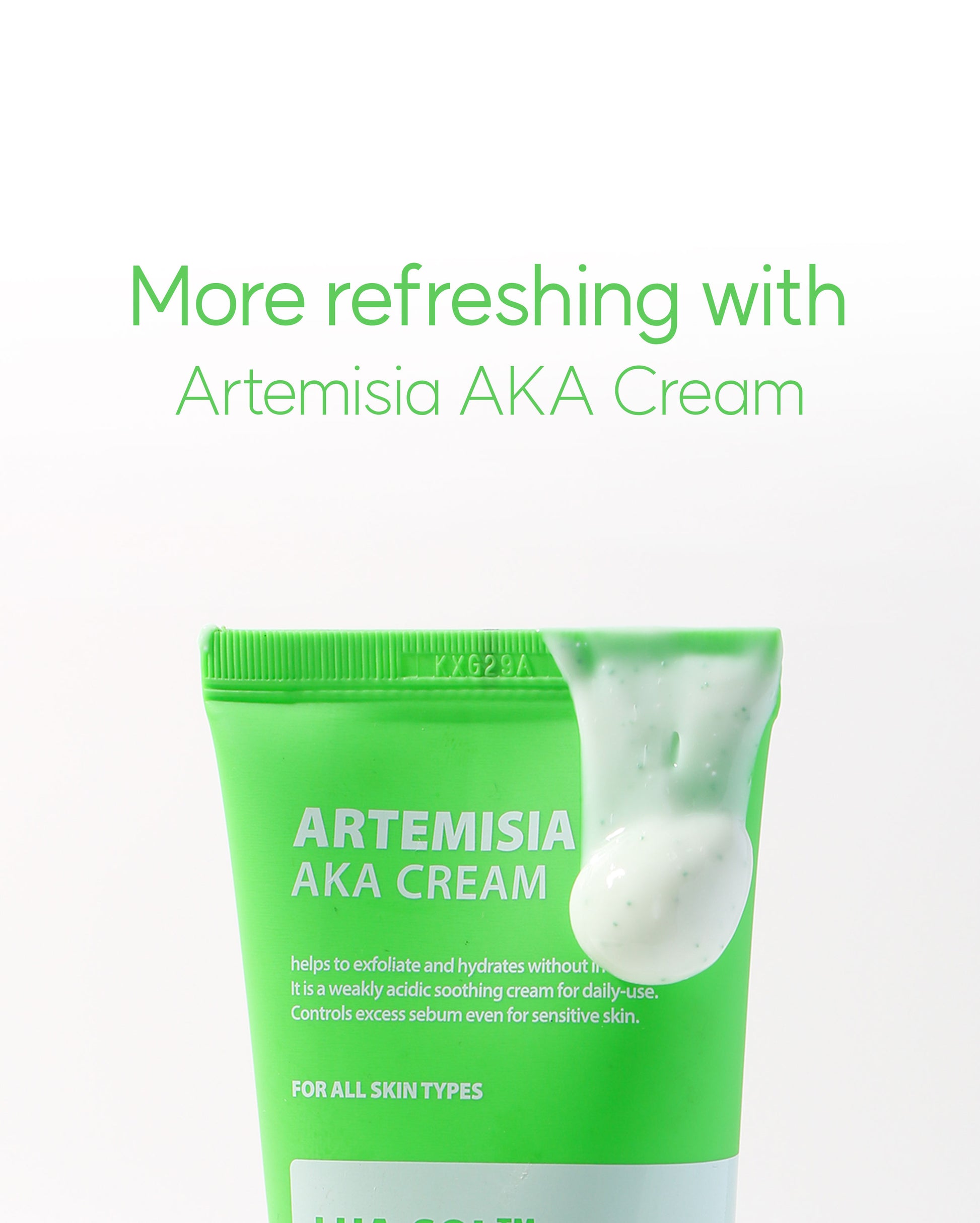 Dr. Sante Artemisia AKA Cream 50g / 150g (1.76oz to / 5.29 oz)

Calming Sebum Balance Cream for Sensitive &amp; Troubled Skin

A soothing daily cream formulated with 72% Artemisia Capillaris Extract to help calm irritated skin, reduce skin temperature, and maintain balanced skin condition.

Infused with LHA-SOL™ and the patented AKA-DERM™ complex, this lightweight cream helps regulate excess sebum while improving the appearance of pores and rough skin texture. Designed for sensitive and troubled skin, the f