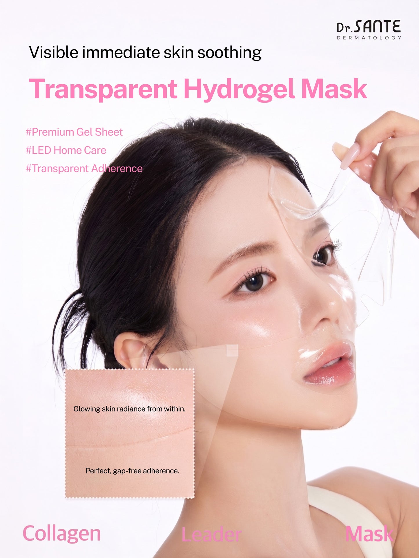 Dr. Sante Collagen Leader Mask 30g × 10 Sheets (1.05oz × 10 Sheets)